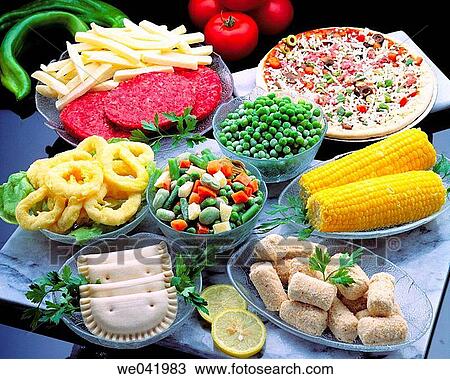 Frozen food View Large Photo Image Stock Image - Frozen food. Fotosearch