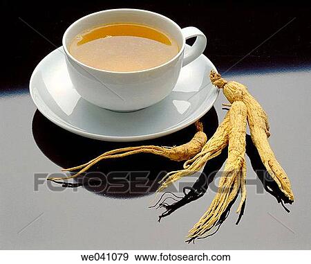 Ginseng infusion View Large Photo Image Stock Photo - Ginseng infusion. Fotosearch