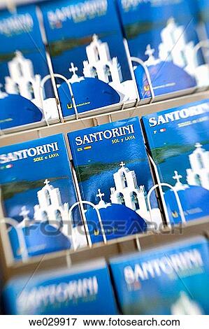 Guide book. Santorini, Greece View Large Photo Image Stock Photo - Guide book. Santorini, Greece. Fotosearch