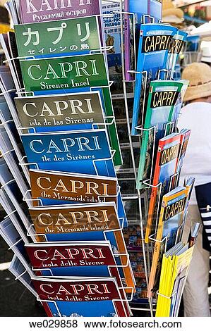 Guide book stand. Capri, Italy View Large Photo Image Stock Photo - Guide book stand. Capri, Italy. Fotosearch