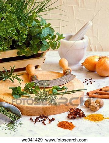 Herbs and spices View Large Photo Image Stock Photo - Herbs and spices. Fotosearch