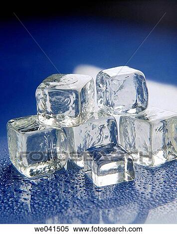 Stock Photography - Ice cubes. Fotosearch