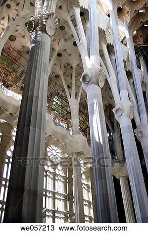Interior of Sagrada Familia temple by Gaudi, Barcelona. Catalonia, Spain View Large Photo Image Stock Image - Interior of Sagrada Familia temple by Gaudi, Barcelona. Catalonia, Spain. Fotosearch