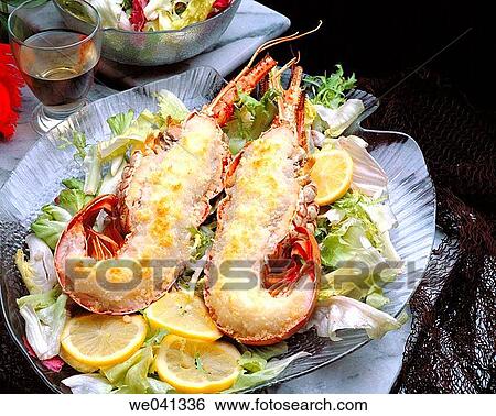Jamaican style lobster View Large Photo Image Stock Photograph - Jamaican style lobster. Fotosearch