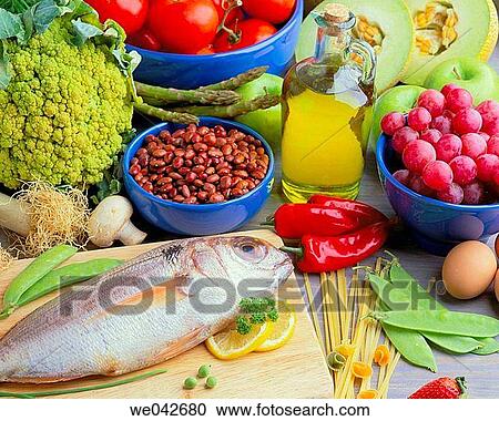 Mediterranean diet View Large Photo Image Stock Image - Mediterranean diet. Fotosearch