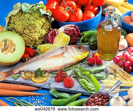 Stock Photo - Mediterranean diet. Fotosearch