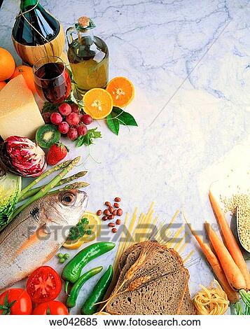 Stock Photography - Mediterranean diet. Fotosearch