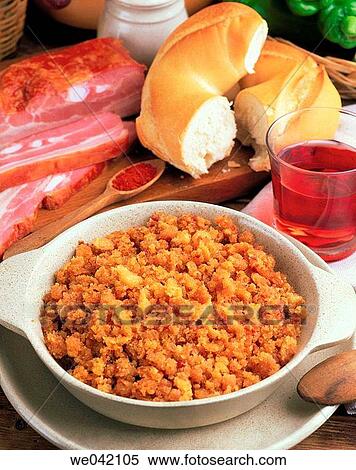 Stock Photography - ? Migas? (traditional dish in Spanish cuisine). Fotosearch