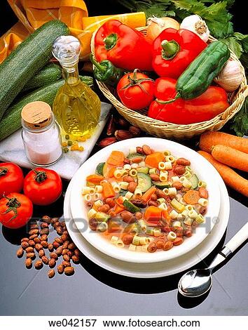 Minestrone View Large Photo Image Stock Photo - Minestrone. Fotosearch