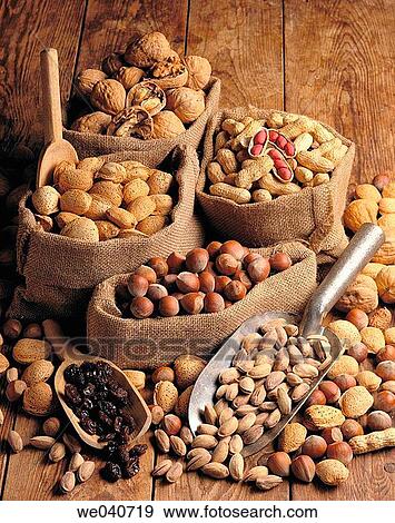 Mixed nuts View Large Photo Image Stock Photo - Mixed nuts. Fotosearch