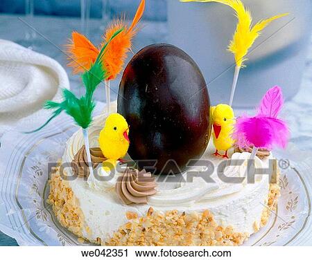 ? Mona de Pascua? typical Spanish Easter cake View Large Photo Image Stock Image - ? Mona de Pascua? typical Spanish Easter cake. Fotosearch