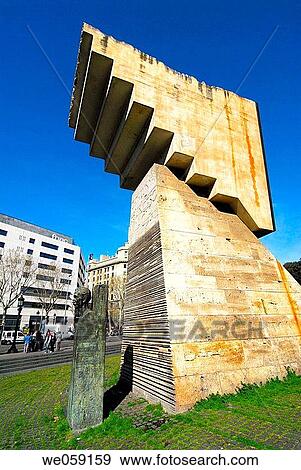 Monument to Catalan political leader Francesc Maci? by sculptor Josep Maria Subirachs in Pla? a de Catalunya, Barcelona. Catalonia, Spain View Large Photo Image Stock Photo - Monument to Catalan political leader Francesc Maci? by sculptor Josep Maria Subirachs in Pla? a de Catalunya, Barcelona. Catalonia, Spain. Fotosearch