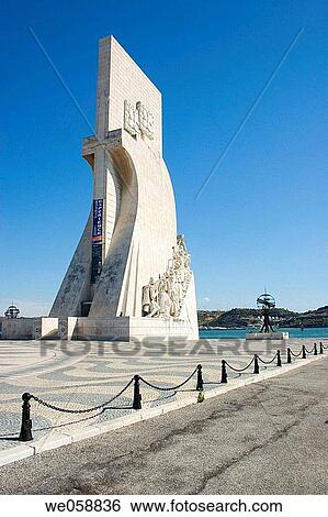Monument to the Discoveries, Belem, Lisbon. Portugal View Large Photo Image Stock Photograph - Monument to the Discoveries, Belem, Lisbon. Portugal. Fotosearch
