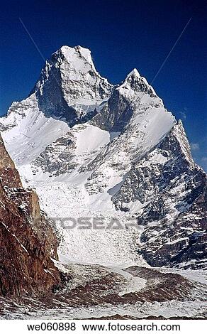 Mustagh Tower (7284 m. ). Karakoram mountains, Pakistan View Large Photo Image Stock Photo - Mustagh Tower (7284 m. ). Karakoram mountains, Pakistan. Fotosearch