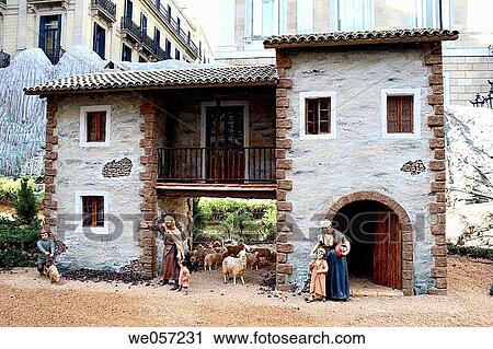 Nativity scene View Large Photo Image Stock Image - Nativity scene. Fotosearch
