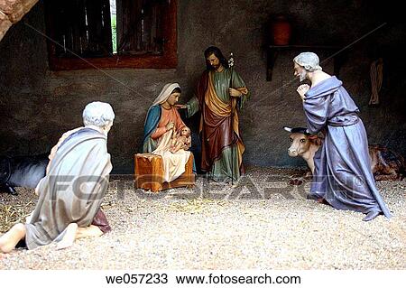 Nativity scene View Large Photo Image Stock Image - Nativity scene. Fotosearch