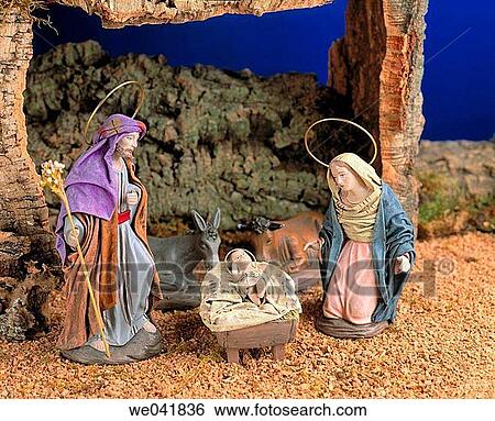 Nativity scene View Large Photo Image Stock Photograph - Nativity scene. Fotosearch