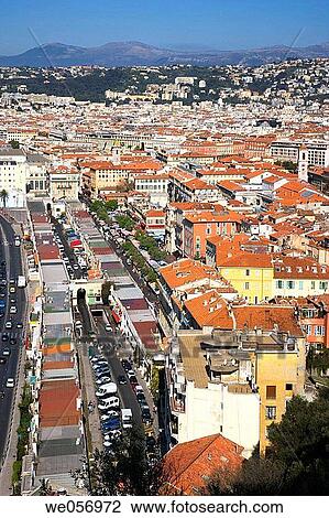 Stock Image - Nice. C? te d? Azur, France. Fotosearch