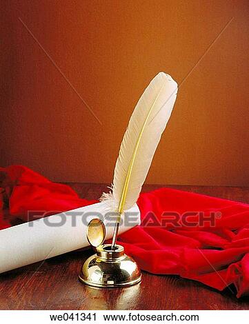 Old quill View Large Photo Image Stock Image - Old quill. Fotosearch