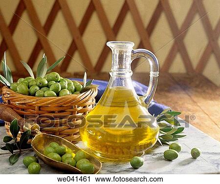 Stock Image - Olive oil. Fotosearch