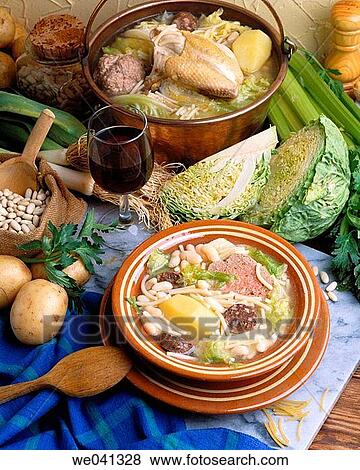 Stock Photo - ? Olla aranesa? typical stew in Vall d? Aran (Catalonia, Spain). Fotosearch