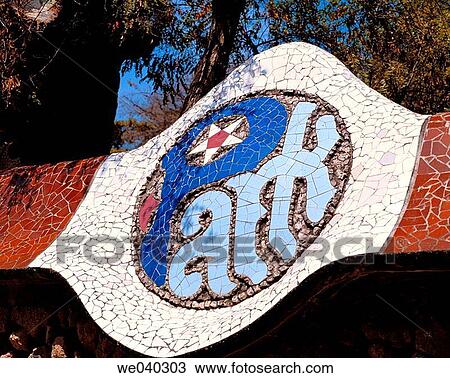 Park G? ell by Gaud?, Barcelona. Catalonia, Spain View Large Photo Image Stock Image - Park G? ell by Gaud?, Barcelona. Catalonia, Spain. Fotosearch