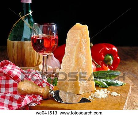 Stock Image - Parmesan cheese. Fotosearch