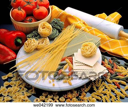 Pasta, Italian food View Large Photo Image Stock Photo - Pasta, Italian food. Fotosearch