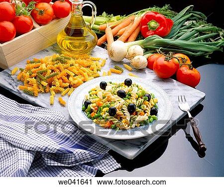 Stock Image - Pasta salad. Fotosearch
