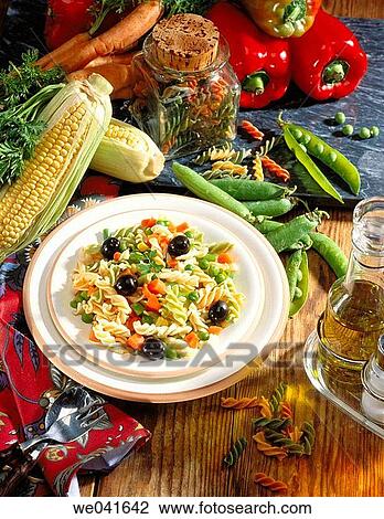 Pasta salad View Large Photo Image Stock Image - Pasta salad. Fotosearch