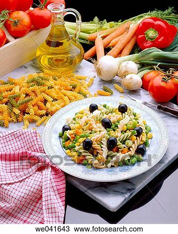 Pasta salad View Large Photo Image Stock Image - Pasta salad. Fotosearch