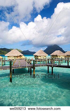 Pearl Beach Resort, Bora Bora, French Polynesia. View Large Photo Image Stock Image - Pearl Beach Resort, Bora Bora, French Polynesia.. Fotosearch
