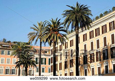 Piazza di Spagna, Rome. Lazio, Italy View Large Photo Image Stock Photo - Piazza di Spagna, Rome. Lazio, Italy. Fotosearch
