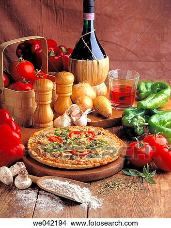 Pizza View Large Photo Image Picture - Pizza. Fotosearch