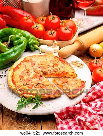 Pizza View Large Photo Image Stock Photography - Pizza. Fotosearch