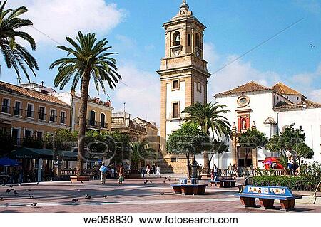 Plaza Alta, Cßdiz. Andalusia, Spain View Large Photo Image Stock Image - Plaza Alta, Cßdiz. Andalusia, Spain. Fotosearch