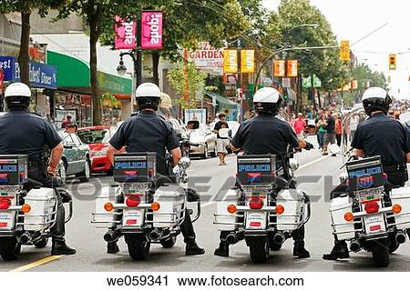 Police on motorcycles in Vancouver, Canada View Large Photo Image Stock Image - Police on motorcycles in Vancouver, Canada. Fotosearch