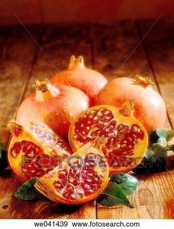 Stock Photo - Pomegranates. Fotosearch