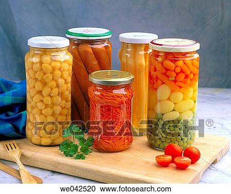 Stock Image - Preserved food. Fotosearch