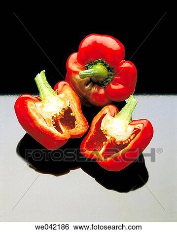 Red peppers View Large Photo Image Stock Photograph - Red peppers. Fotosearch