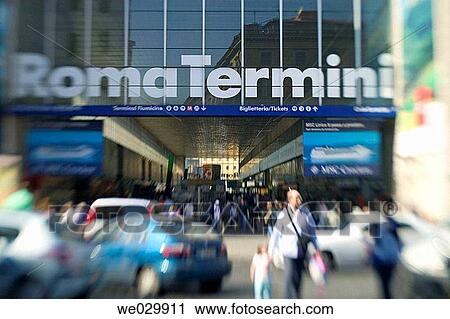 Roma Termini train station. Rome, Italy View Large Photo Image Stock Image - Roma Termini train station. Rome, Italy. Fotosearch
