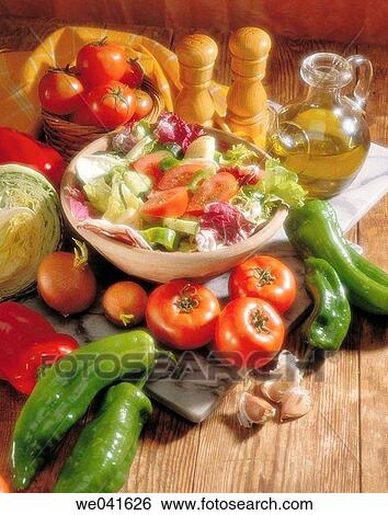 Salad View Large Photo Image Stock Photograph - Salad. Fotosearch