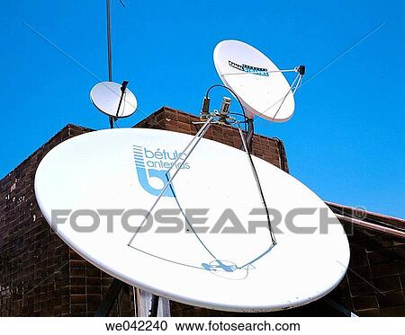Satellite dishes View Large Photo Image Stock Image - Satellite dishes. Fotosearch