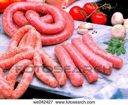 Sausages View Large Photo Image Stock Photo - Sausages. Fotosearch