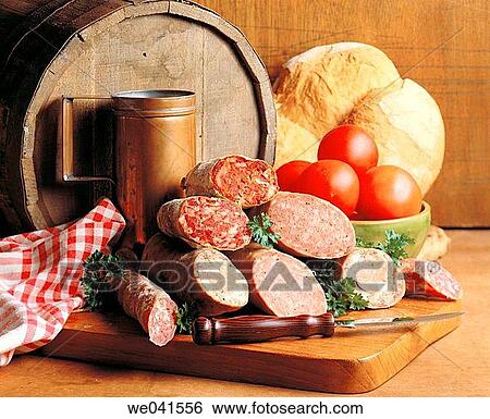 Stock Photograph - Sausages. Fotosearch