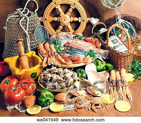Stock Photo - Seafood. Fotosearch