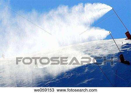Snow guns. La Molina, Cerdanya. Girona province, Catalonia, Spain View Large Photo Image Stock Image - Snow guns. La Molina, Cerdanya. Girona province, Catalonia, Spain. Fotosearch