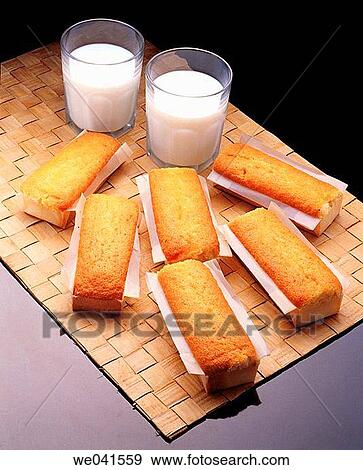 Stock Photo - ? Sobaos pasiegos? typical Cantabrian pastries (Spain). Fotosearch