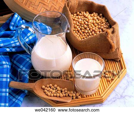 Stock Image - Soy milk. Fotosearch