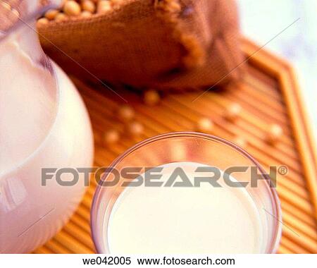 Stock Photography - Soy milk. Fotosearch